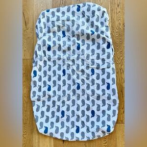 Crate and Kids Toddler Sheet Set Whales Excellent Used Condition